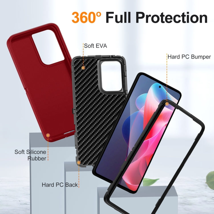 For Motorola Moto G Play 5G 2024 Life Waterproof Rugged PC + Silicone Phone Case