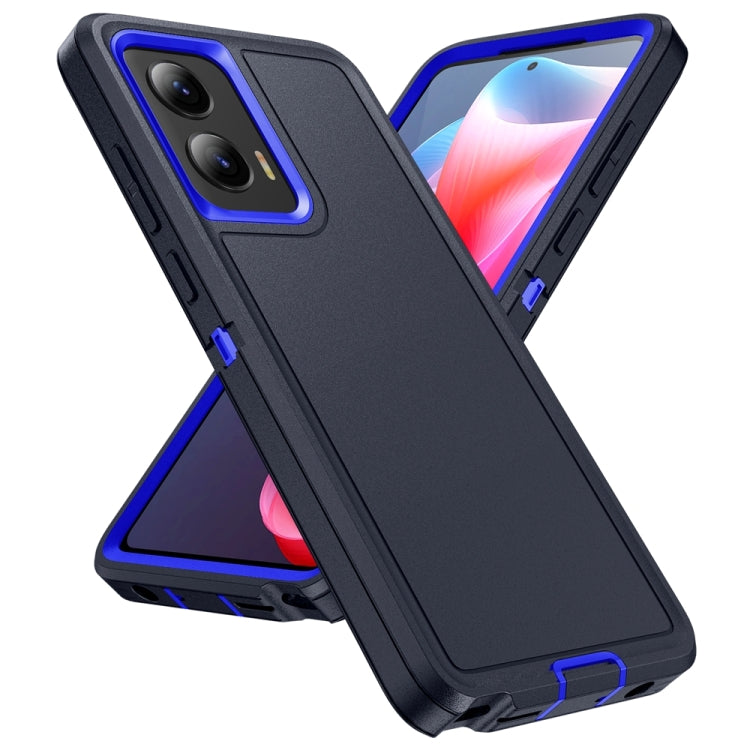 For Motorola Moto G Play 5G 2024 Life Waterproof Rugged PC + Silicone Phone Case