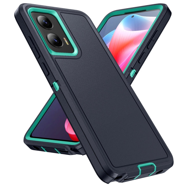 For Motorola Moto G Play 5G 2024 Life Waterproof Rugged PC + Silicone Phone Case