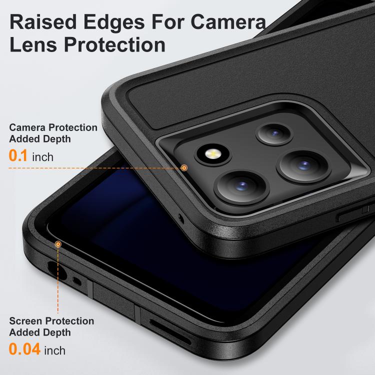For Motorola Moto G 5G 2025 Life Waterproof Rugged PC + Silicone Phone Case