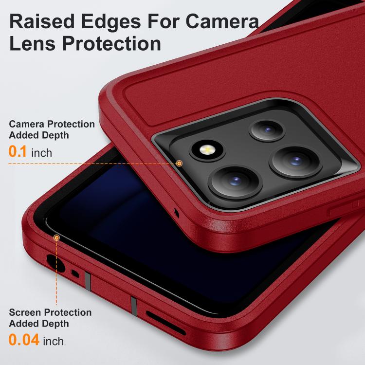 For Motorola Moto G 5G 2025 Life Waterproof Rugged PC + Silicone Phone Case