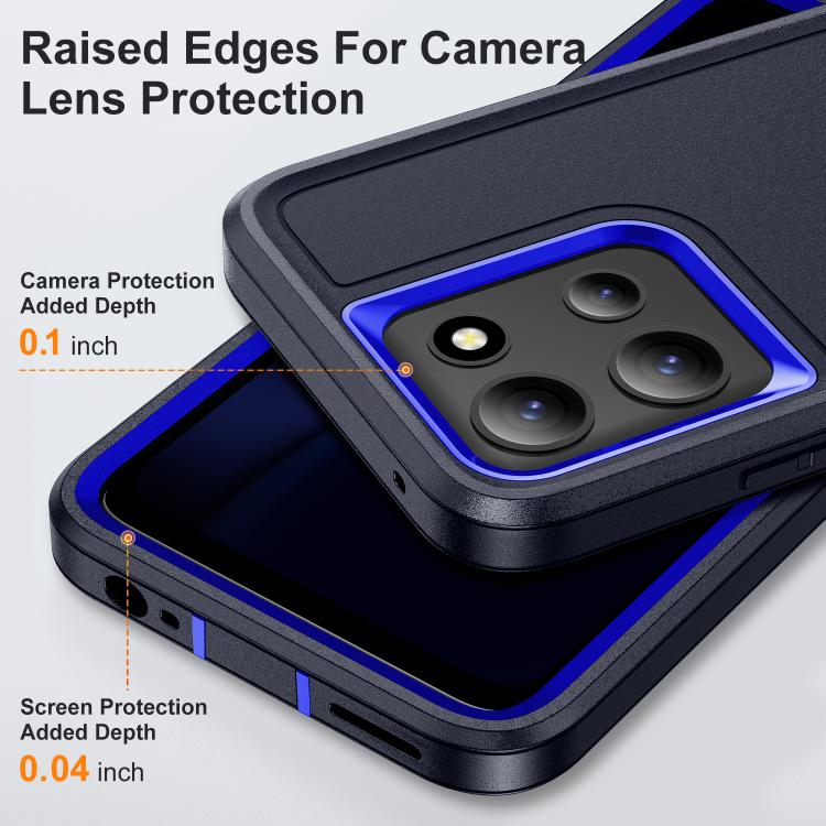 For Motorola Moto G 5G 2025 Life Waterproof Rugged PC + Silicone Phone Case