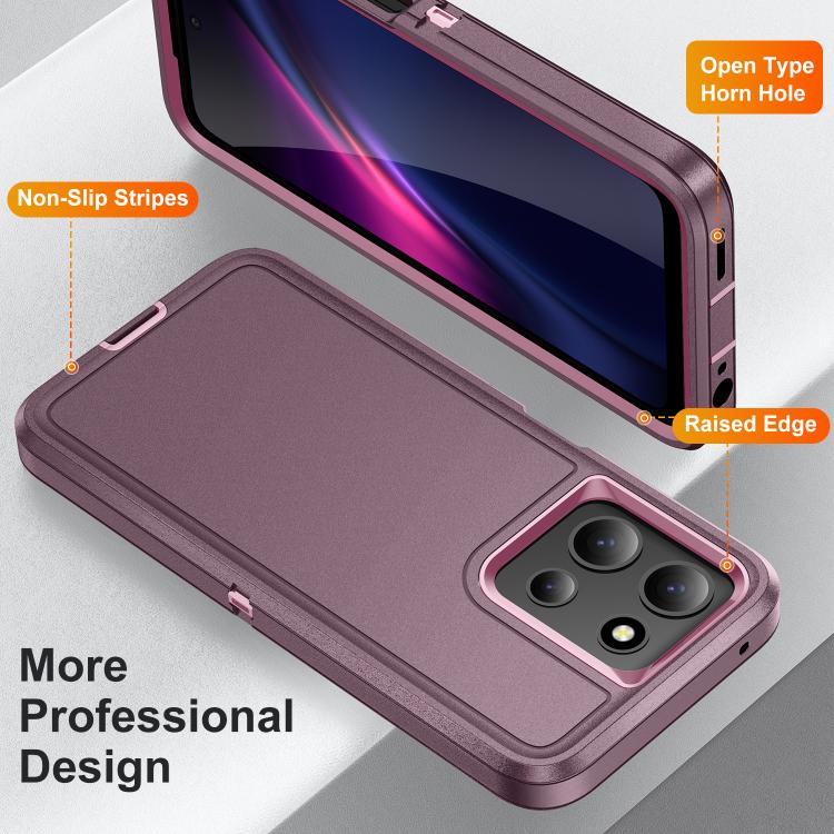 For Motorola Moto G 5G 2025 Life Waterproof Rugged PC + Silicone Phone Case