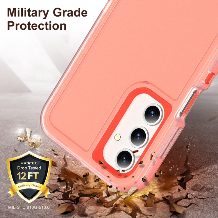 For Samsung Galaxy A16 4G Rugged PC Hybrid Silicone Phone Case with Holder