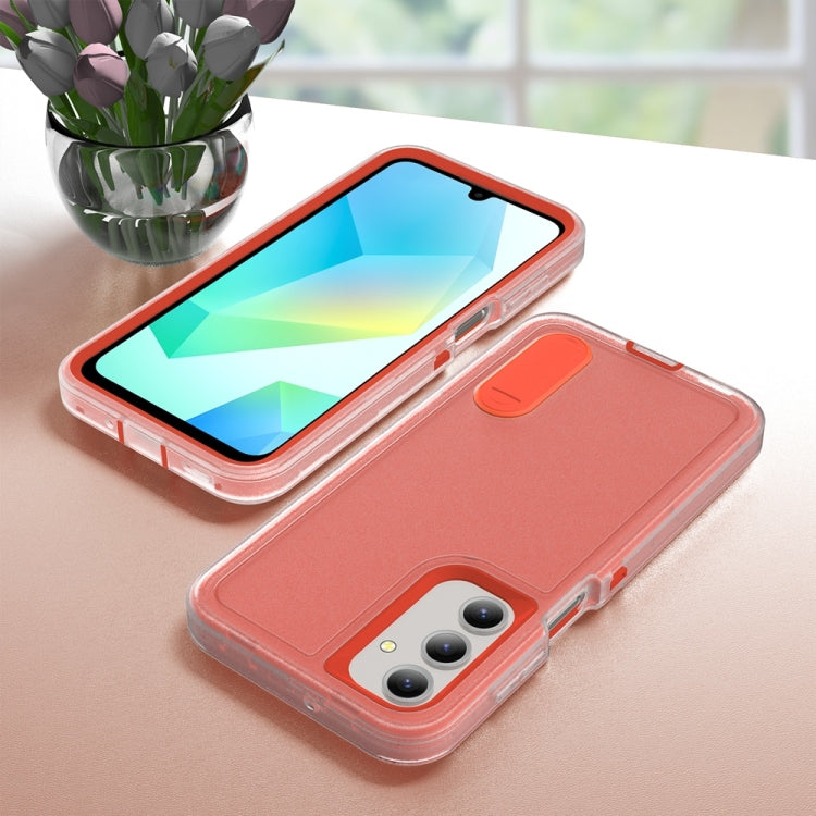 For Samsung Galaxy A16 4G Rugged PC Hybrid Silicone Phone Case with Holder