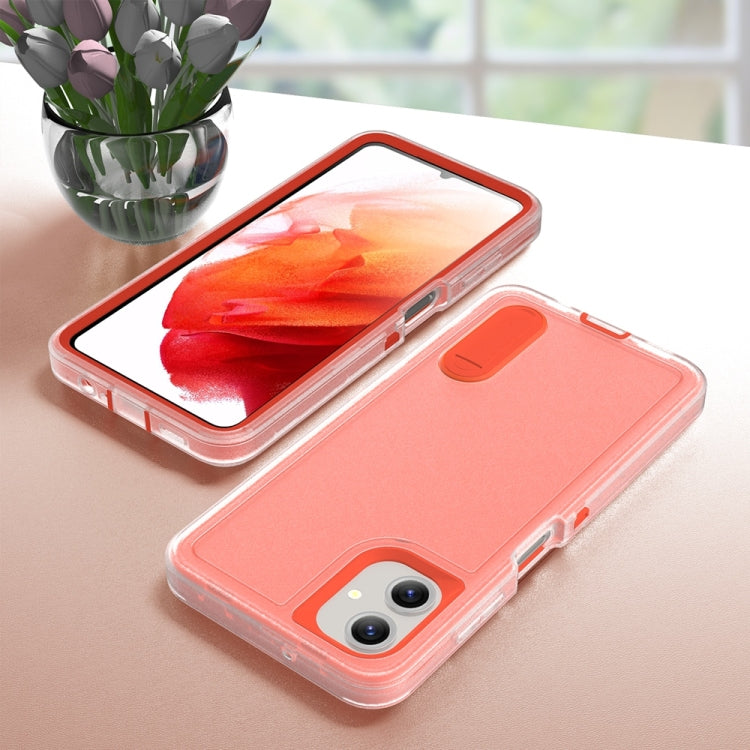 For Samsung Galaxy A06 4G Rugged PC Hybrid Silicone Phone Case with Holder
