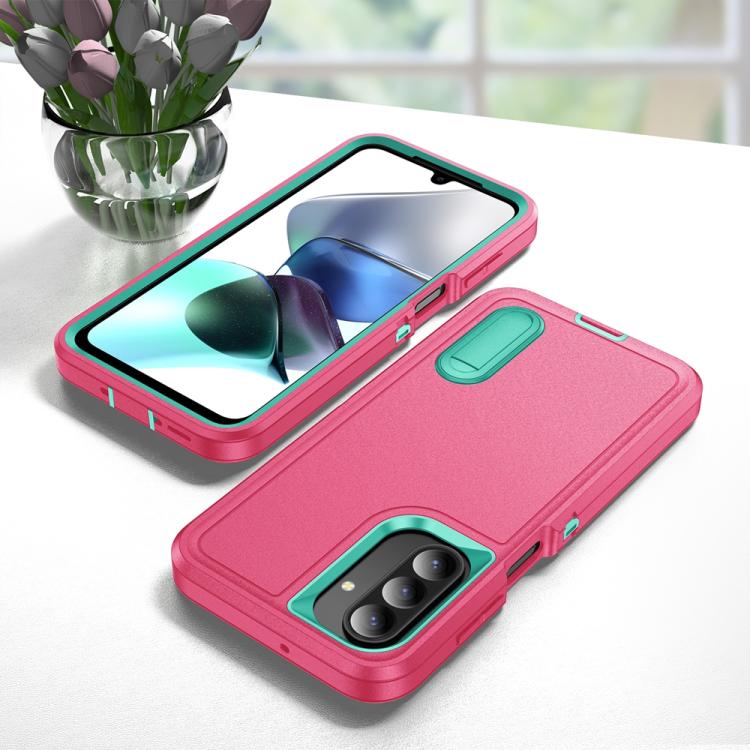 For Samsung Galaxy A26 5G Rugged PC Hybrid Silicone Phone Case with Holder