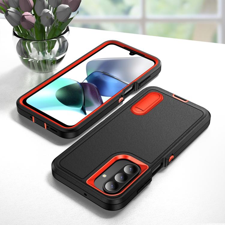 For Samsung Galaxy A26 5G Rugged PC Hybrid Silicone Phone Case with Holder