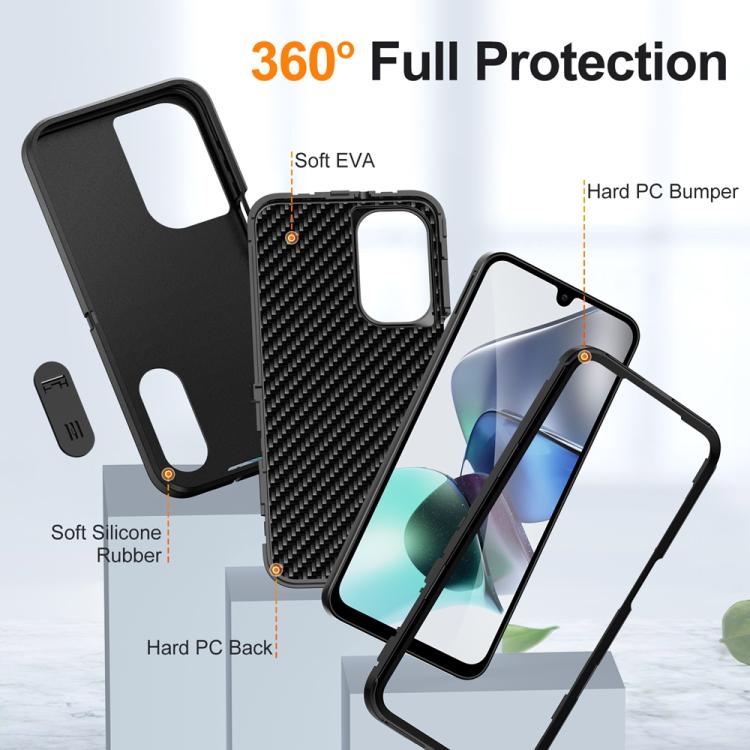 For Samsung Galaxy A26 5G Rugged PC Hybrid Silicone Phone Case with Holder