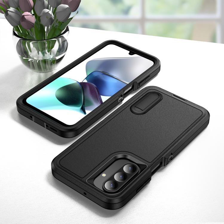 For Samsung Galaxy A26 5G Rugged PC Hybrid Silicone Phone Case with Holder