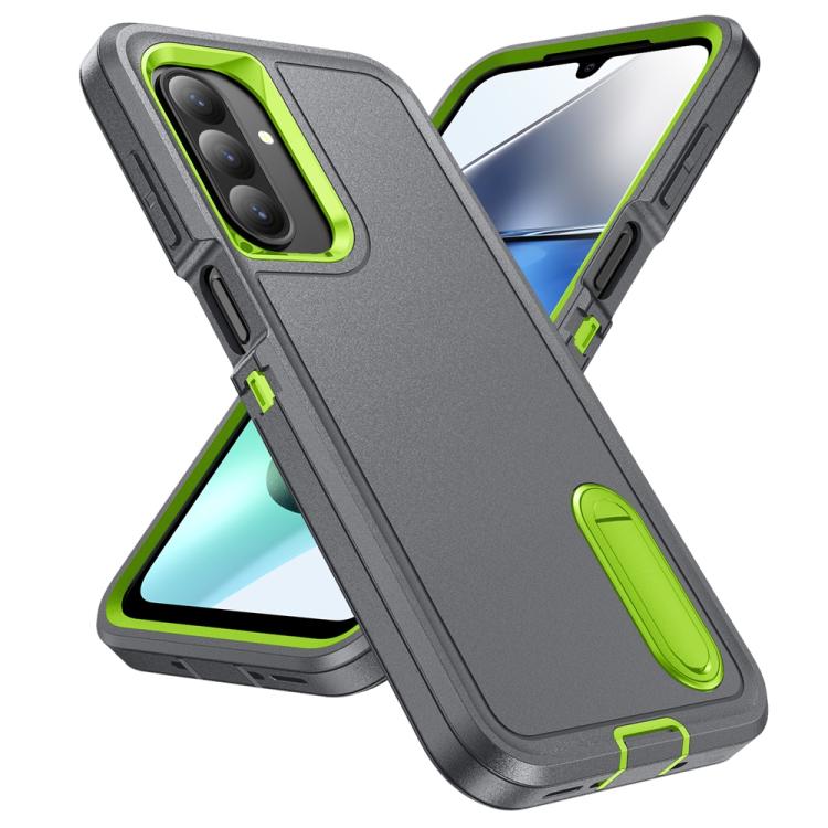 For Samsung Galaxy A26 5G Rugged PC Hybrid Silicone Phone Case with Holder