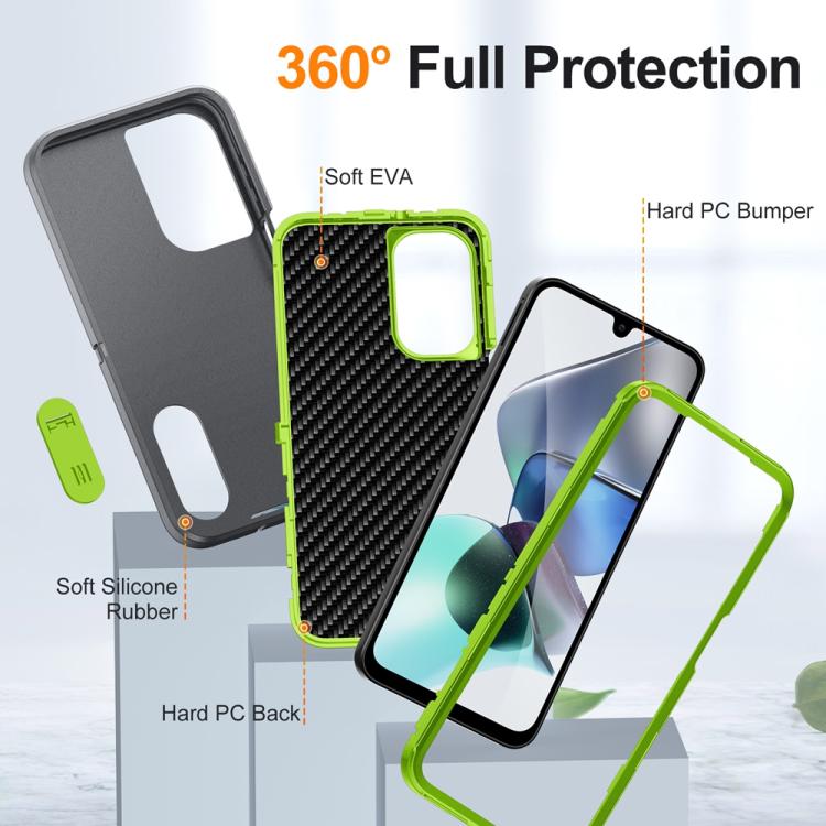 For Samsung Galaxy A26 5G Rugged PC Hybrid Silicone Phone Case with Holder