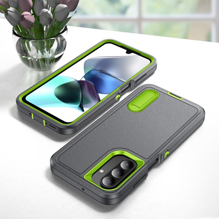 For Samsung Galaxy A26 5G Rugged PC Hybrid Silicone Phone Case with Holder