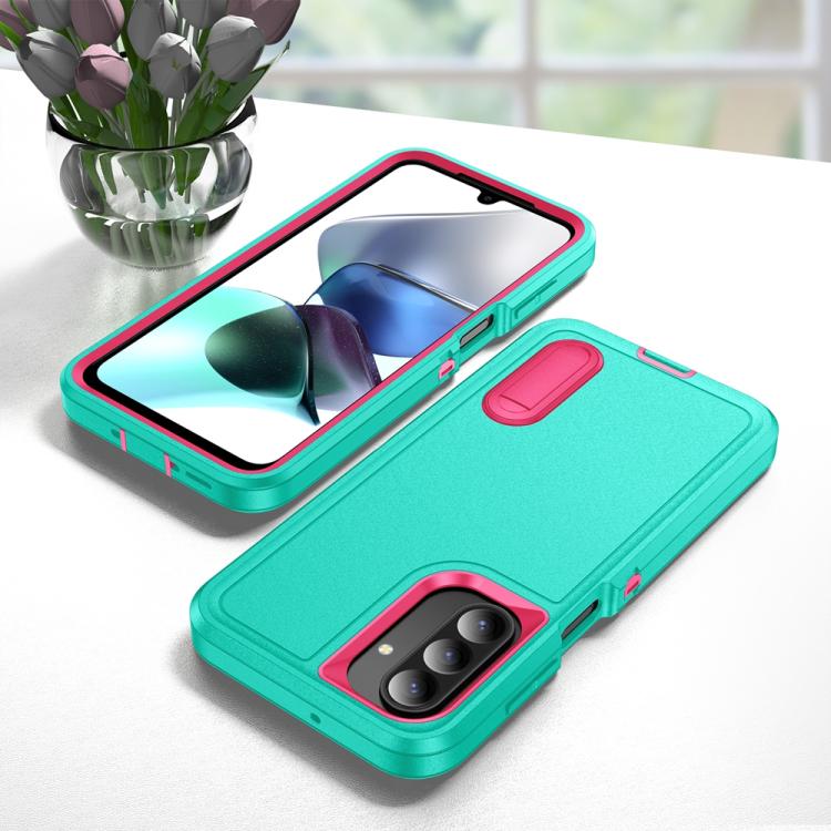 For Samsung Galaxy A26 5G Rugged PC Hybrid Silicone Phone Case with Holder
