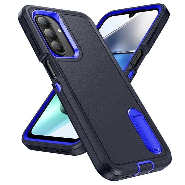 For Samsung Galaxy A26 5G Rugged PC Hybrid Silicone Phone Case with Holder