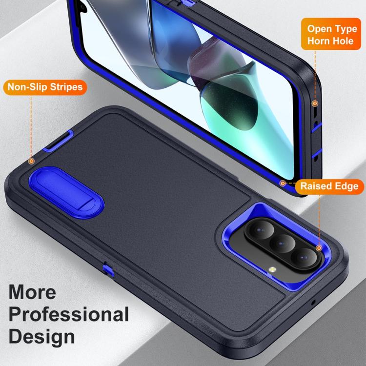 For Samsung Galaxy A26 5G Rugged PC Hybrid Silicone Phone Case with Holder