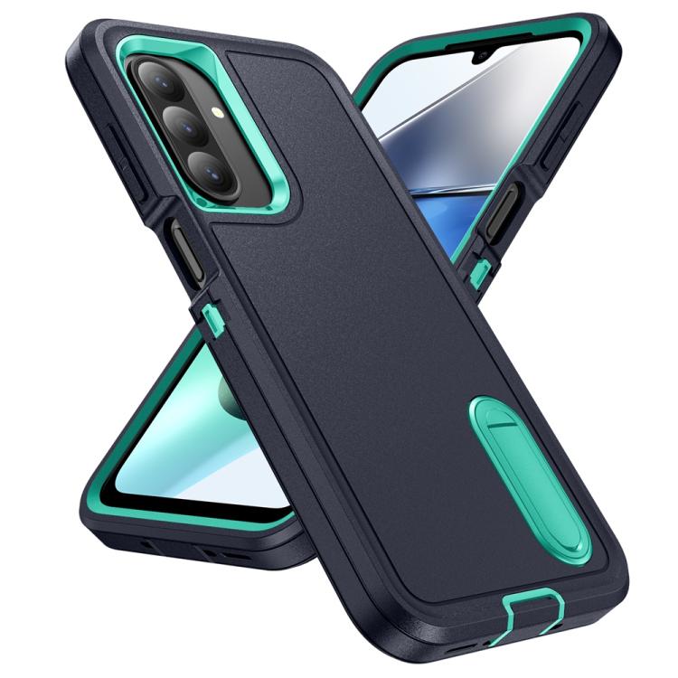 For Samsung Galaxy A26 5G Rugged PC Hybrid Silicone Phone Case with Holder