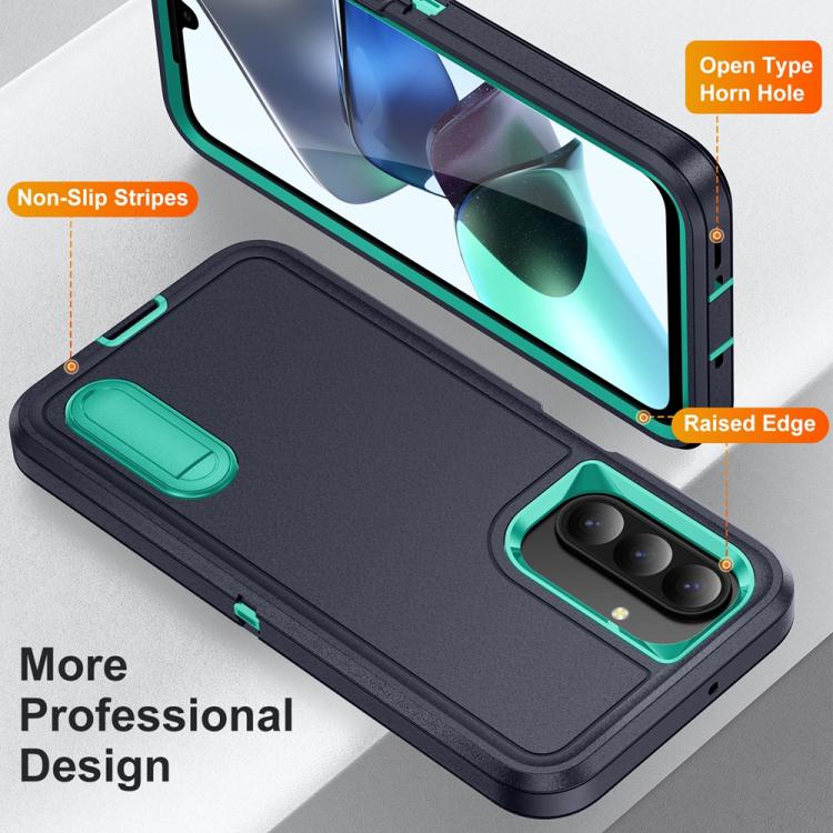 For Samsung Galaxy A26 5G Rugged PC Hybrid Silicone Phone Case with Holder
