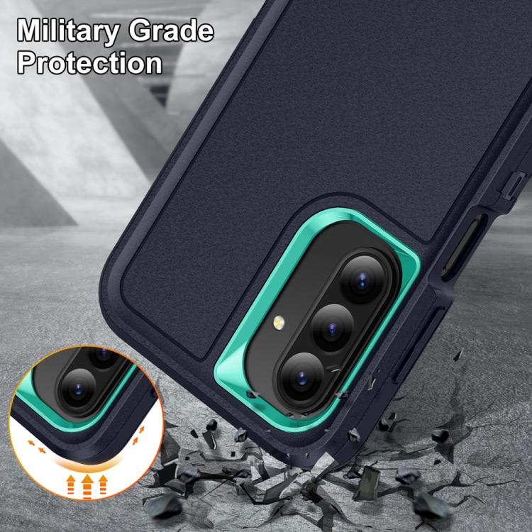 For Samsung Galaxy A26 5G Rugged PC Hybrid Silicone Phone Case with Holder