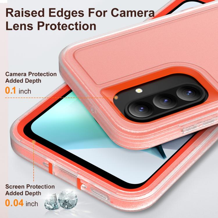 For Samsung Galaxy A26 5G Rugged PC Hybrid Silicone Phone Case with Holder