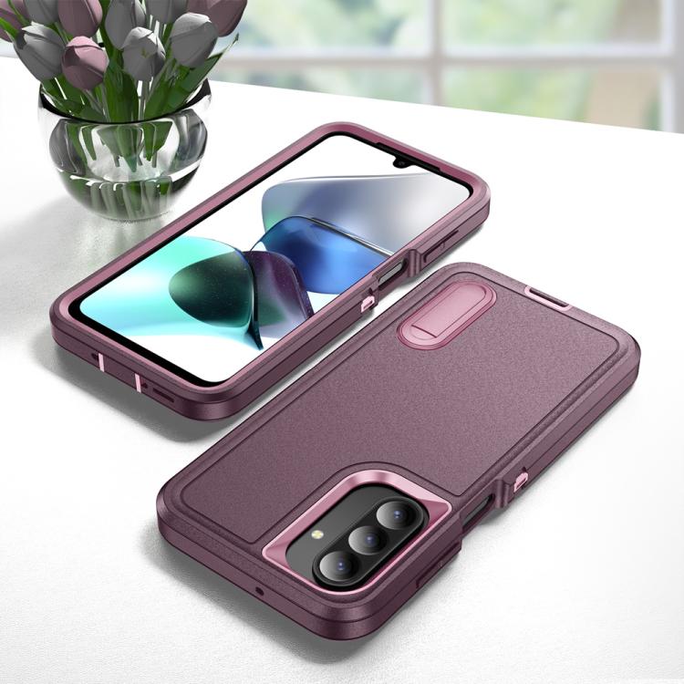 For Samsung Galaxy A26 5G Rugged PC Hybrid Silicone Phone Case with Holder