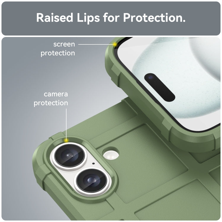 For iPhone 16 Pro Max Full Coverage Shockproof TPU Phone Case