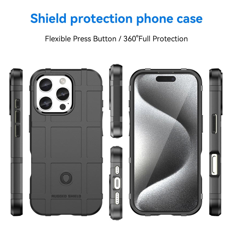 For iPhone 16 Pro Full Coverage Shockproof TPU Phone Case