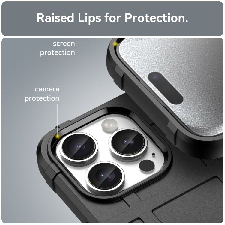 For iPhone 16 Pro Full Coverage Shockproof TPU Phone Case