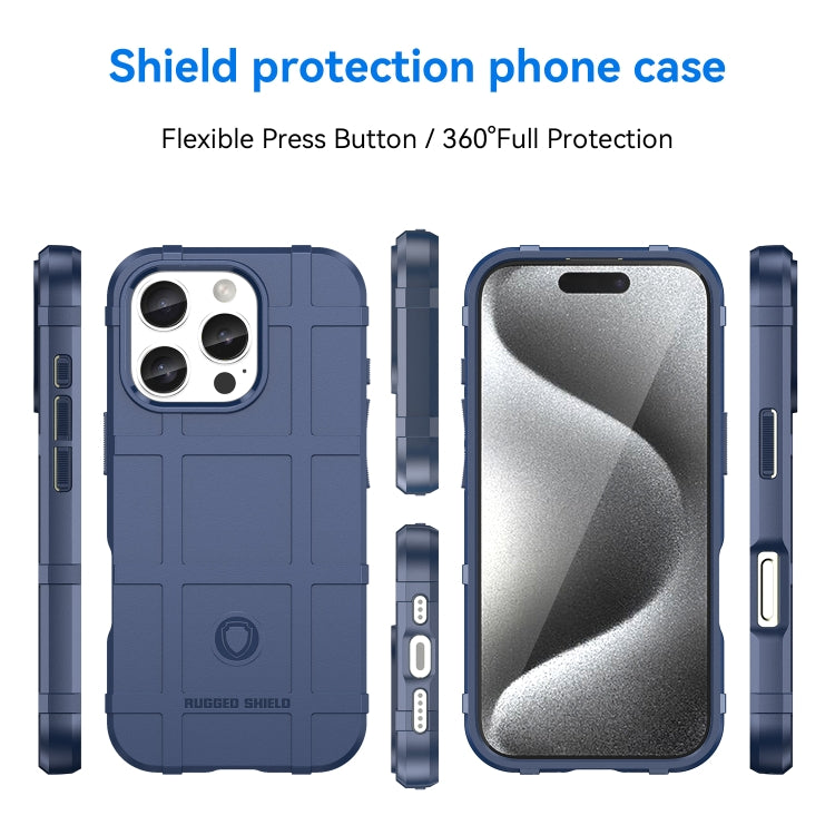 For iPhone 16 Pro Full Coverage Shockproof TPU Phone Case