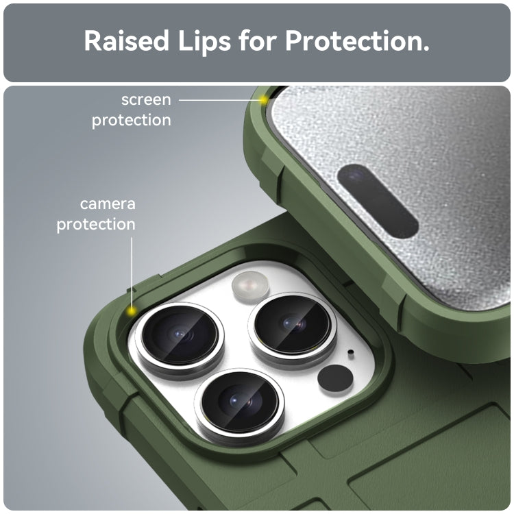 For iPhone 16 Pro Full Coverage Shockproof TPU Phone Case