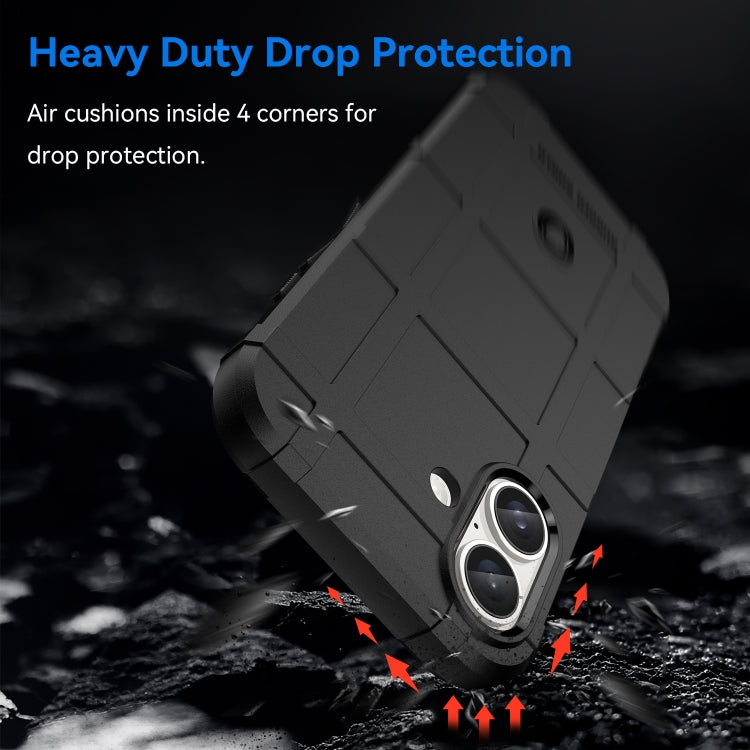 For iPhone 16 Full Coverage Shockproof TPU Phone Case