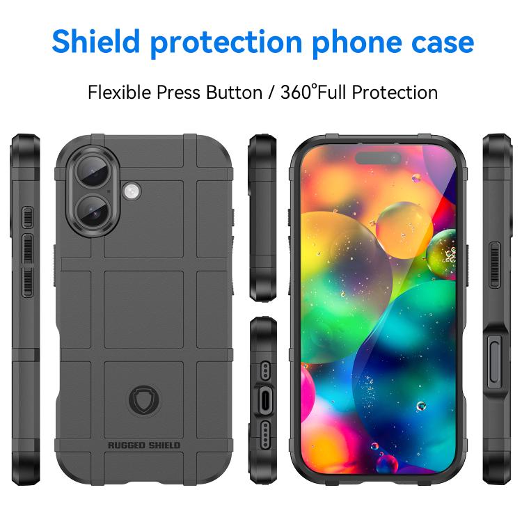For iPhone 17 Full Coverage Shockproof TPU Phone Case
