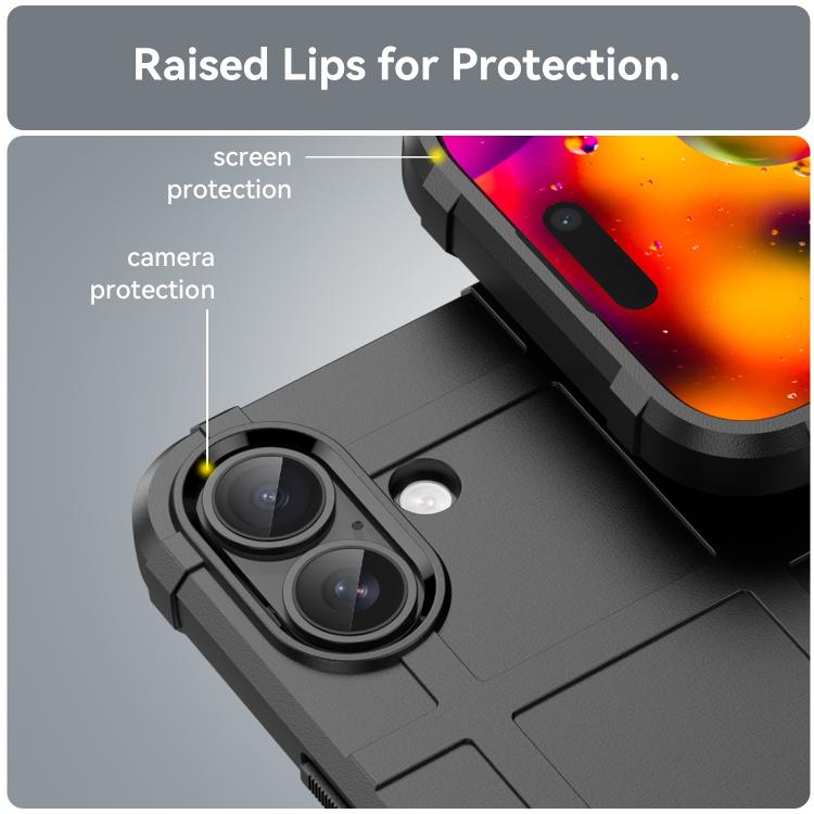 For iPhone 17 Full Coverage Shockproof TPU Phone Case