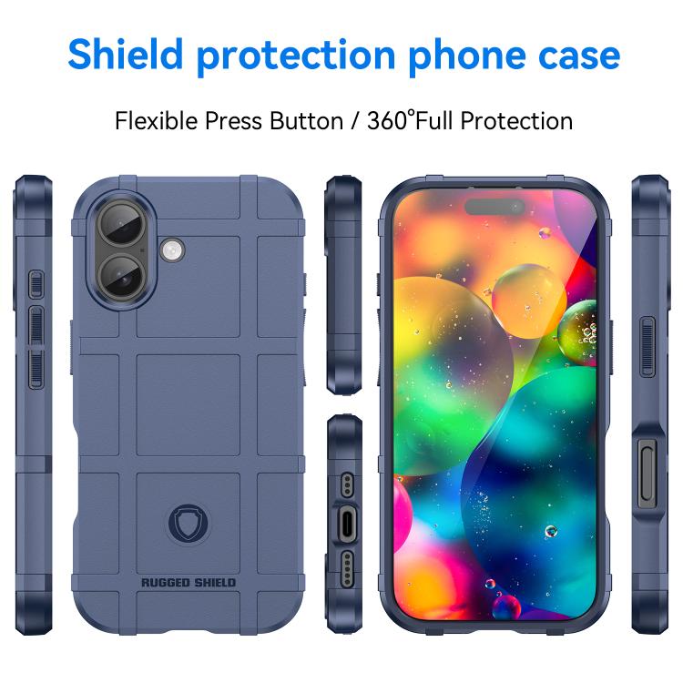 For iPhone 17 Full Coverage Shockproof TPU Phone Case