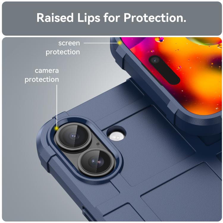 For iPhone 17 Full Coverage Shockproof TPU Phone Case