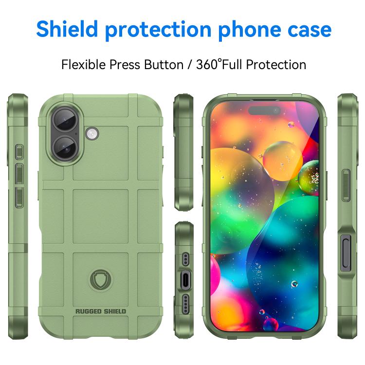 For iPhone 17 Full Coverage Shockproof TPU Phone Case