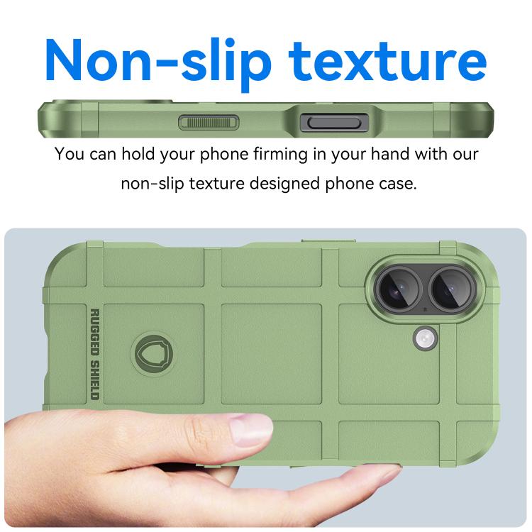 For iPhone 17 Full Coverage Shockproof TPU Phone Case