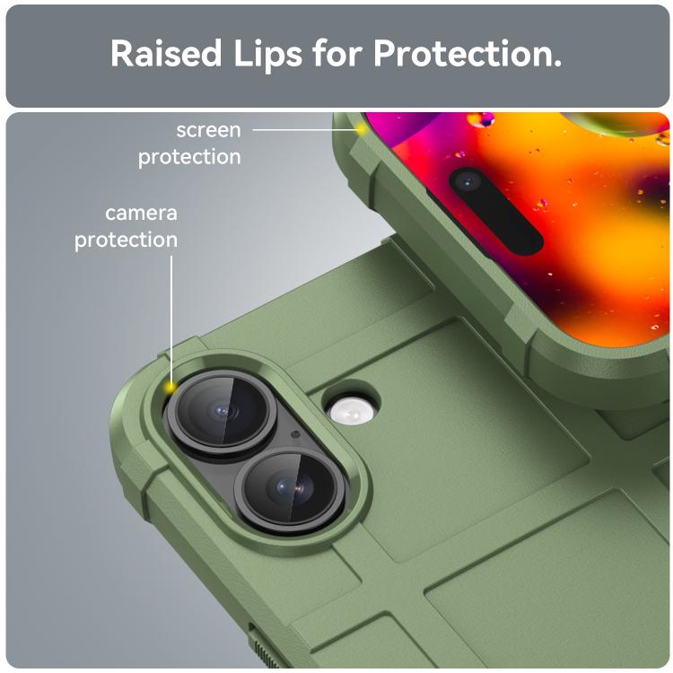 For iPhone 17 Full Coverage Shockproof TPU Phone Case