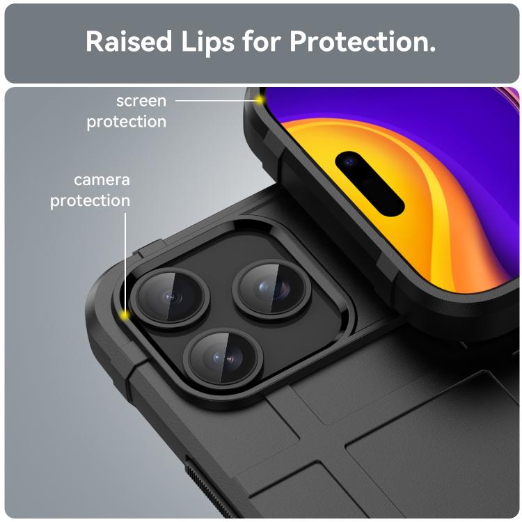 For iPhone 17 Pro Max Full Coverage Shockproof TPU Phone Case