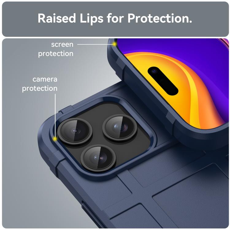 For iPhone 17 Pro Max Full Coverage Shockproof TPU Phone Case