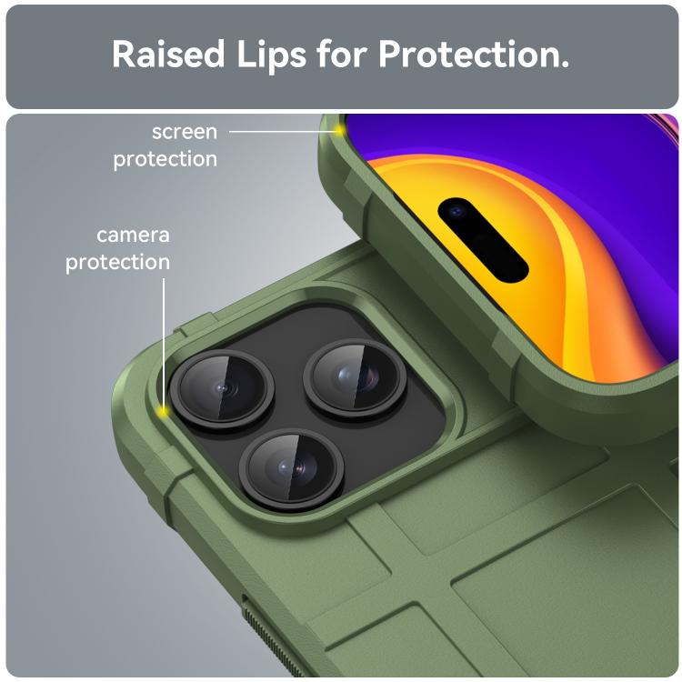 For iPhone 17 Pro Max Full Coverage Shockproof TPU Phone Case