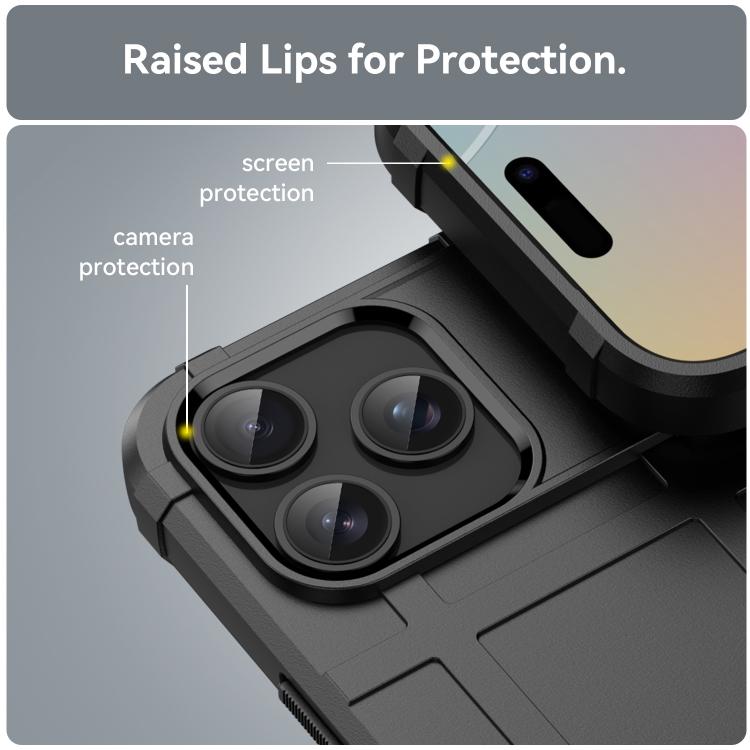 For iPhone 17 Pro Full Coverage Shockproof TPU Phone Case