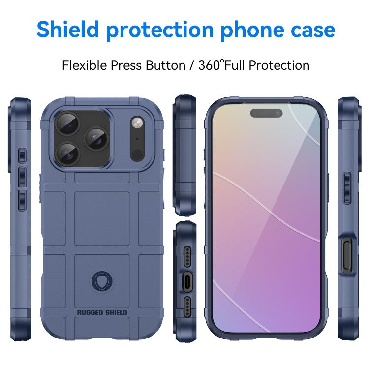 For iPhone 17 Pro Full Coverage Shockproof TPU Phone Case