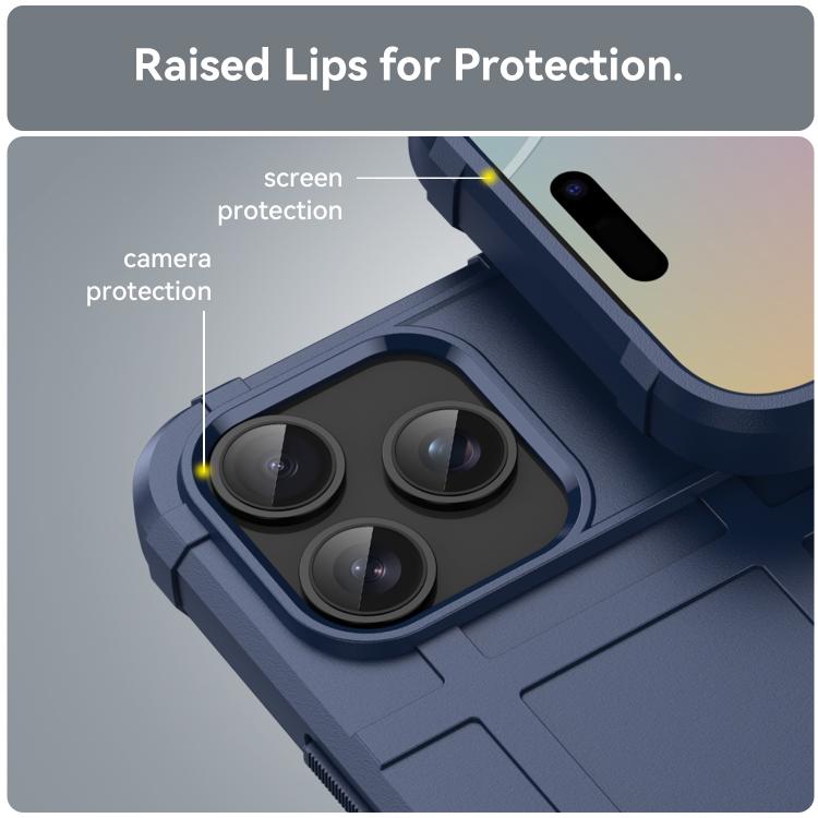 For iPhone 17 Pro Full Coverage Shockproof TPU Phone Case