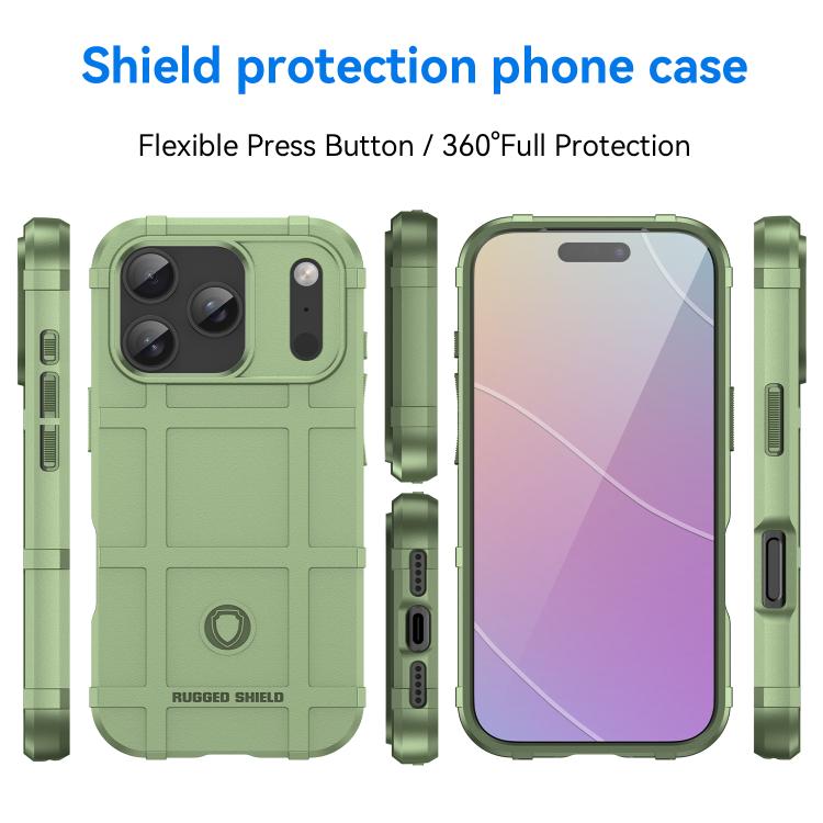 For iPhone 17 Pro Full Coverage Shockproof TPU Phone Case