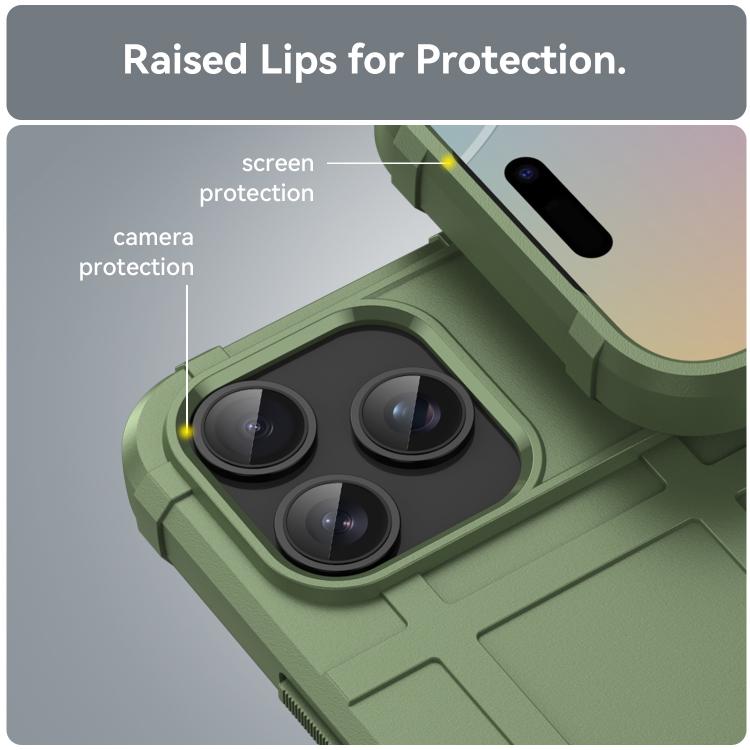 For iPhone 17 Pro Full Coverage Shockproof TPU Phone Case