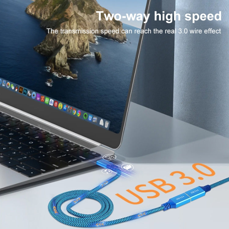 Printer / Hard Disk USB 3.0 Male to Male Connector Cable, Length:0.6m - Blue