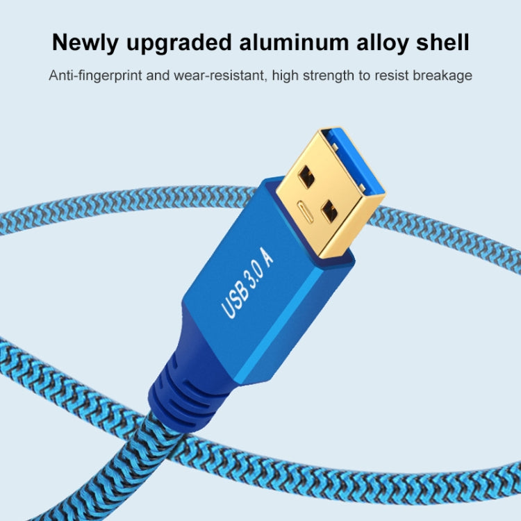 Printer / Hard Disk USB 3.0 Male to Female Extension Cable, Length:1m - Blue