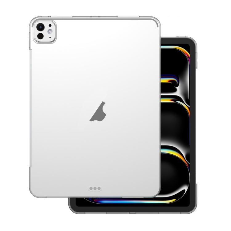 For iPad Pro 11 2025 / 2024 Shockproof Soft TPU Protective Tablet Case - Transparent