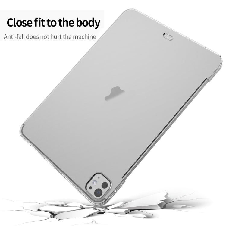For iPad Pro 13 2025 / 2024 Shockproof Soft TPU Protective Tablet Case - Transparent